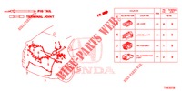 CONNETTORE ELETTRICO (ARRIERE) per Honda CIVIC DIESEL 1.6 EXGT 5 Porte 6 velocità manuale 2014