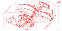 TACHIMETRO  per Honda CIVIC DIESEL 1.6 SE 5 Porte 6 velocità manuale 2014
