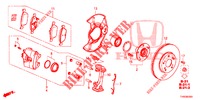 FRENO ANTERIORE  per Honda CIVIC DIESEL 1.6 SE 5 Porte 6 velocità manuale 2015