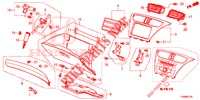 ABBELLIMENTO STRUMENTI (RH) per Honda CIVIC DIESEL 1.6 ES 5 Porte 6 velocità manuale 2016