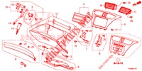 ABBELLIMENTO STRUMENTI (RH) per Honda CIVIC DIESEL 1.6 EXGT 5 Porte 6 velocità manuale 2016