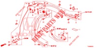ARIA CONDIZIONATA (FLEXIBLES/TUYAUX) (DIESEL) (RH) per Honda CIVIC DIESEL 1.6 EXGT 5 Porte 6 velocità manuale 2016