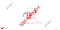 LAMPADA NEBBIA  per Honda CIVIC DIESEL 1.6 EXGT 5 Porte 6 velocità manuale 2016