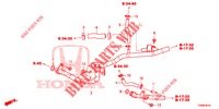 TUBO ACQUA/CONDOTTO RISCALDATORE (DIESEL) per Honda CIVIC DIESEL 1.6 EXGT 5 Porte 6 velocità manuale 2016