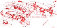 PANNELLO STRUMENTI (RH) per Honda CIVIC 1.5 RS 5 Porte pieno automatica 2018