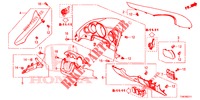 ABBELLIMENTO STRUMENTI (COTE DE CONDUCTEUR) (RH) per Honda CIVIC TYPE R 5 Porte 6 velocità manuale 2016