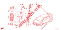 ASSORBITORE SCOSSE POST.  per Honda CIVIC TYPE R 5 Porte 6 velocità manuale 2016