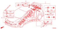 BARDATURA FILO (5) per Honda CIVIC TYPE R 5 Porte 6 velocità manuale 2016