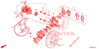 CILINDRO FRENO POSTERIORE  per Honda CIVIC TYPE R 5 Porte 6 velocità manuale 2016