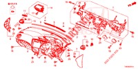 PANNELLO STRUMENTI (RH) per Honda CIVIC TYPE R 5 Porte 6 velocità manuale 2016