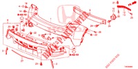 PARAURTI POSTERIORE  per Honda CIVIC TYPE R 5 Porte 6 velocità manuale 2016