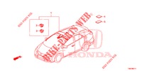 BARDATURA FILO (6) (RH) per Honda CIVIC TOURER 1.8 ES 5 Porte 5 velocità automatico 2014