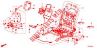 COMP. SEDILE ANT. (G.) (SIEGE REGLAGE MANUEL) per Honda CIVIC TOURER 1.8 ES 5 Porte 5 velocità automatico 2014