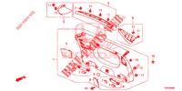 FODERA PORTELLONE/ FODERAMENTO PANNELLO(2D)  per Honda CIVIC TOURER 1.8 ES 5 Porte 5 velocità automatico 2014