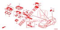 LUCE INTERIORE  per Honda CIVIC TOURER 1.8 ES 5 Porte 5 velocità automatico 2014
