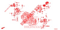MONTATORI MOTORE (AT) per Honda CIVIC TOURER 1.8 ES 5 Porte 5 velocità automatico 2014
