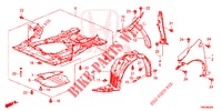 PARAFANGHI ANTERIORI  per Honda CIVIC TOURER 1.8 ES 5 Porte 5 velocità automatico 2014