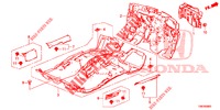 STOINO PAVIMENTO/ISOLATORE  per Honda CIVIC TOURER 1.8 ES 5 Porte 5 velocità automatico 2014