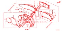 TACHIMETRO  per Honda CIVIC TOURER 1.8 ES 5 Porte 5 velocità automatico 2014