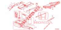UTENSILI/CRICCO  per Honda CIVIC TOURER 1.8 ES 5 Porte 5 velocità automatico 2014