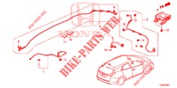 ANTENNA/ALTOPARLANTE (RH) per Honda CIVIC TOURER 1.8 EXGT 5 Porte 5 velocità automatico 2014