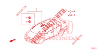 BARDATURA FILO (6) (RH) per Honda CIVIC TOURER 1.8 EXGT 5 Porte 5 velocità automatico 2014