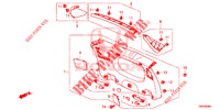FODERA PORTELLONE/ FODERAMENTO PANNELLO(2D)  per Honda CIVIC TOURER 1.8 EXGT 5 Porte 5 velocità automatico 2014