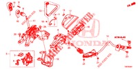 LEVA SELEZIONE (RH) per Honda CIVIC TOURER 1.8 EXGT 5 Porte 5 velocità automatico 2014