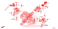 MONTATORI MOTORE (AT) per Honda CIVIC TOURER 1.8 EXGT 5 Porte 5 velocità automatico 2014