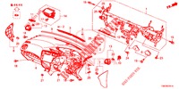 PANNELLO STRUMENTI (RH) per Honda CIVIC TOURER 1.8 EXGT 5 Porte 5 velocità automatico 2014