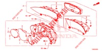TACHIMETRO  per Honda CIVIC TOURER 1.8 EXGT 5 Porte 5 velocità automatico 2014