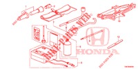 UTENSILI/CRICCO  per Honda CIVIC TOURER 1.8 EXGT 5 Porte 5 velocità automatico 2014