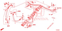 ARIA CONDIZIONATA (FLEXIBLES/TUYAUX) (1.8L) (RH) per Honda CIVIC TOURER 1.8 SE 5 Porte 5 velocità automatico 2014