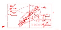 BARDATURA FILO (5) (RH) per Honda CIVIC TOURER 1.8 SE 5 Porte 5 velocità automatico 2014