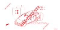 BARDATURA FILO (6) (RH) per Honda CIVIC TOURER 1.8 SE 5 Porte 5 velocità automatico 2014