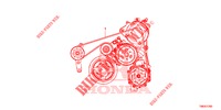 CINTURA ALTERNATORE per Honda CIVIC TOURER 1.8 SE 5 Porte 5 velocità automatico 2014