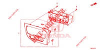 CONTROLLO RISCALDATORE (RH) per Honda CIVIC TOURER 1.8 SE 5 Porte 5 velocità automatico 2014