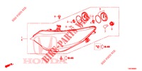 FANALE  per Honda CIVIC TOURER 1.8 SE 5 Porte 5 velocità automatico 2014