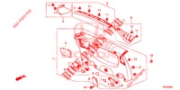 FODERA PORTELLONE/ FODERAMENTO PANNELLO(2D)  per Honda CIVIC TOURER 1.8 SE 5 Porte 5 velocità automatico 2014