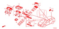 LUCE INTERIORE  per Honda CIVIC TOURER 1.8 SE 5 Porte 5 velocità automatico 2014