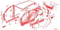 PANNELLI ESTERNI/PANNELLO POSTERIORE  per Honda CIVIC TOURER 1.8 SE 5 Porte 5 velocità automatico 2014