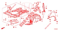 PARAFANGHI ANTERIORI  per Honda CIVIC TOURER 1.8 SE 5 Porte 5 velocità automatico 2014