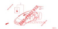 BARDATURA FILO (6) (RH) per Honda CIVIC TOURER 1.8 ES 5 Porte 5 velocità automatico 2015