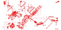 LEVA SELEZIONE (RH) per Honda CIVIC TOURER 1.8 ES 5 Porte 5 velocità automatico 2015