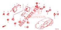 SENSORE PARCHEGGIO  per Honda CIVIC TOURER 1.8 ES 5 Porte 5 velocità automatico 2015