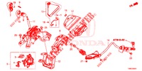 LEVA SELEZIONE (RH) per Honda CIVIC TOURER 1.8 SE 5 Porte 5 velocità automatico 2015