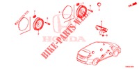 ANTENNA/ALTOPARLANTE  per Honda CIVIC TOURER 1.8 EX 5 Porte 5 velocità automatico 2016