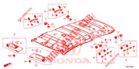 FODERA TETTO  per Honda CIVIC TOURER 1.8 EX 5 Porte 5 velocità automatico 2016