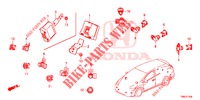 SENSORE PARCHEGGIO  per Honda CIVIC TOURER 1.8 EX 5 Porte 5 velocità automatico 2016