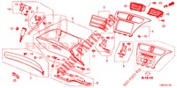 ABBELLIMENTO STRUMENTI (COTE DE PASSAGER) (RH) per Honda CIVIC TOURER 1.8 SE 5 Porte 5 velocità automatico 2016